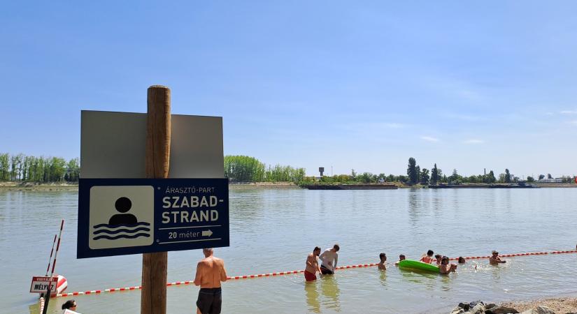 Újabb szabadstrand nyílt a fővárosban, ezúttal Újbudán