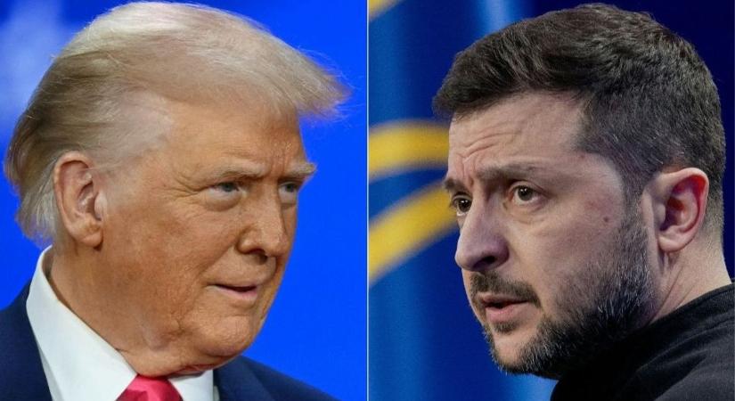 Putyin előtt Zelenszkijjel tárgyal Trump