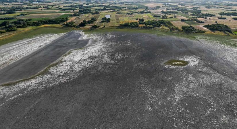 Kiszáradt a mórahalmi Nagyszéksós-tó, így mentenék meg mesterséges vízpótlással