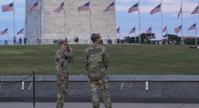 Megjelentek a Nemzeti Gárda katonái Washingtonban