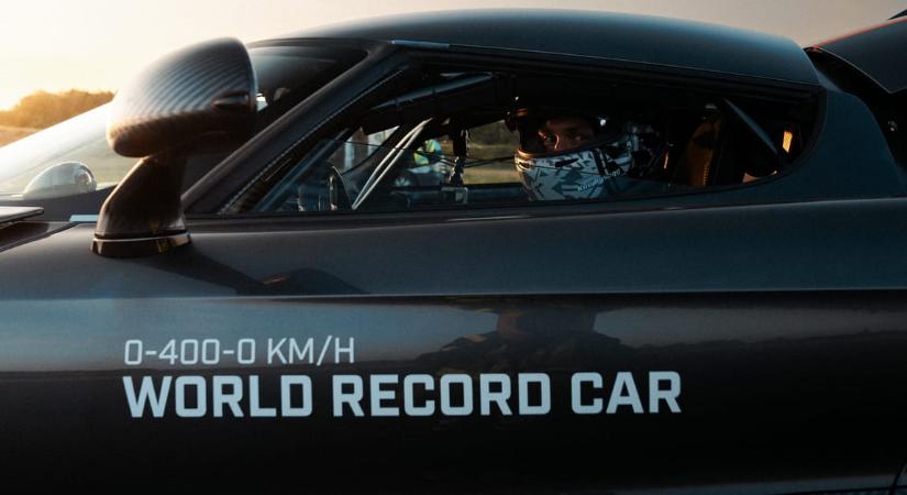 Új 0-400-0 km/h rekord: a V8-as Koenigsegg lealázta a sokkal erősebb villanyos Rimacot – videó