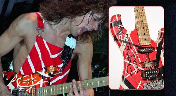 Egymilliárd forintért kelhet el Eddie Van Halen egyik gitárja