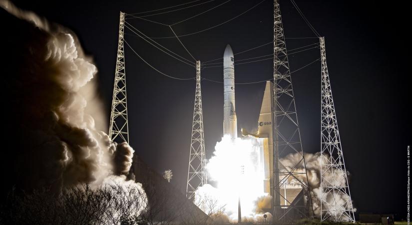 Harmadik alkalommal is a magasba emelkedett az európai Ariane 6 rakéta