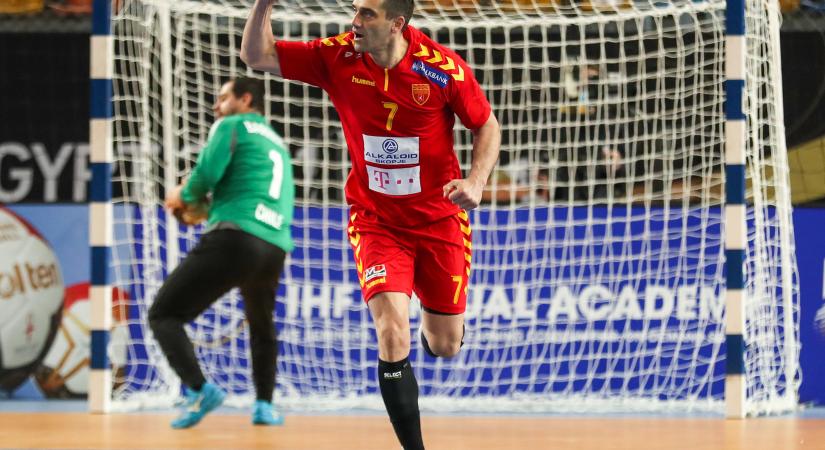 Kézi-vb: Lazarov vezérletével a középdöntőbe jutott Észak-Macedónia