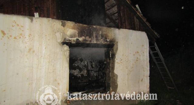 Tűzben vált lakhatatlanná egy mezőtúri ház