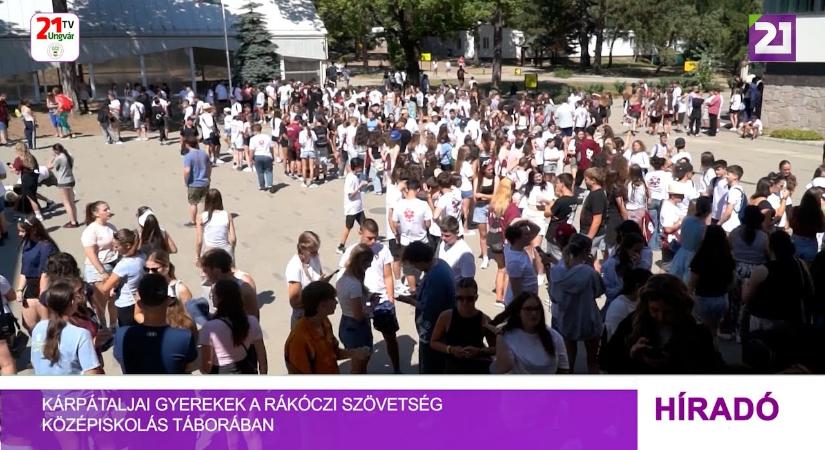 Kárpátaljai gyerekek a Rákóczi Szövetség Középiskolás Táborában (videó)