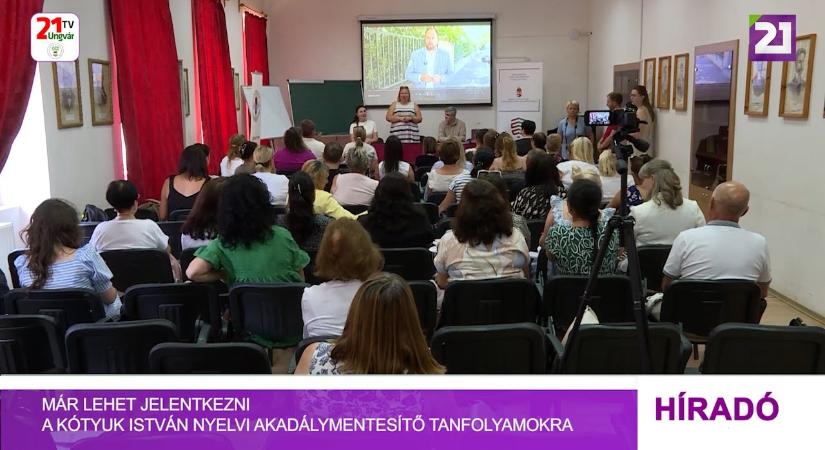 Már lehet jelentkezni a Kótyuk István nyelvi akadálymentesítő tanfolyamokra (videó)