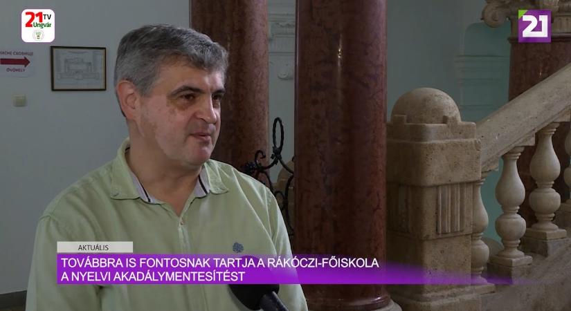 Aktuális (2025.08.13) Továbbra is fontosnak tartja a Rákóczi- főiskola a nyelvi akadálymentesítést (videó)