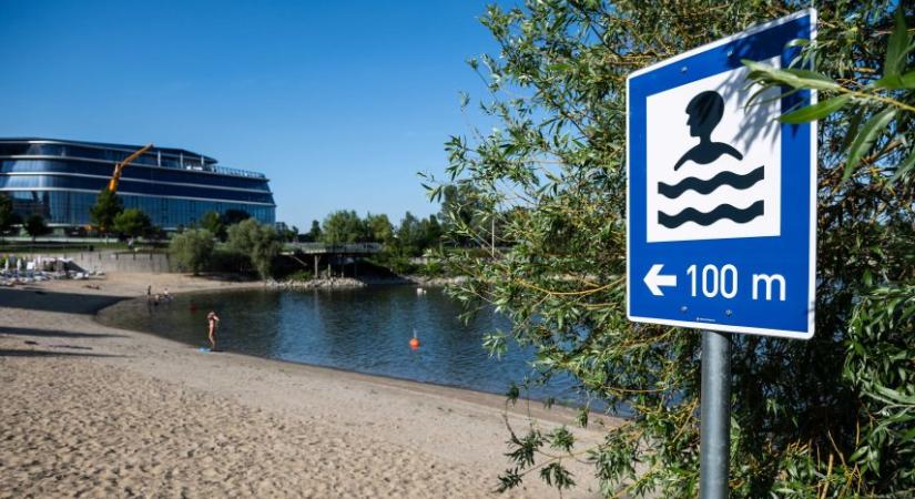Újabb szabadstrand nyílt a fővárosban