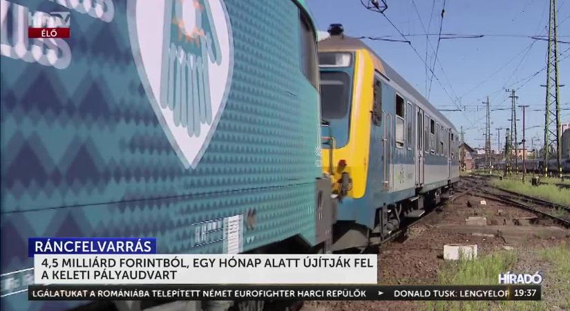 Felújítás miatt csaknem egy hónapra lezárják a Keleti Pályaudvart  videó