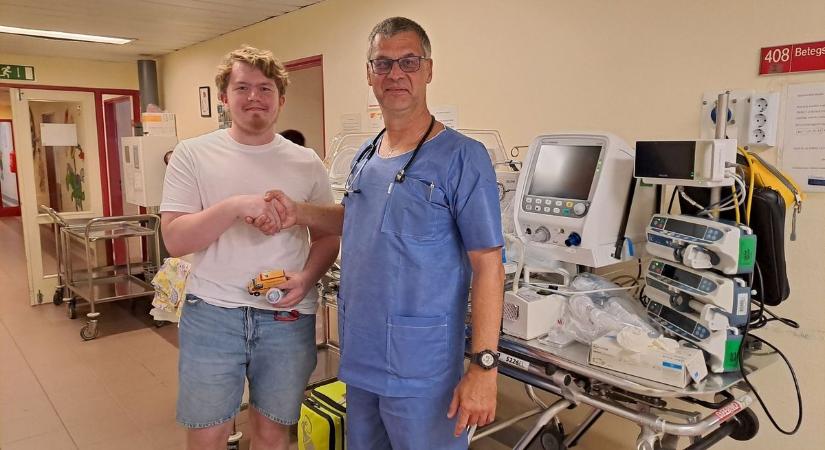 Visszatért a kórházba a koraszülött német fiú