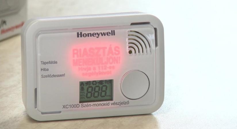 Életeket mentett a szén-monoxid érzékelő Győrben