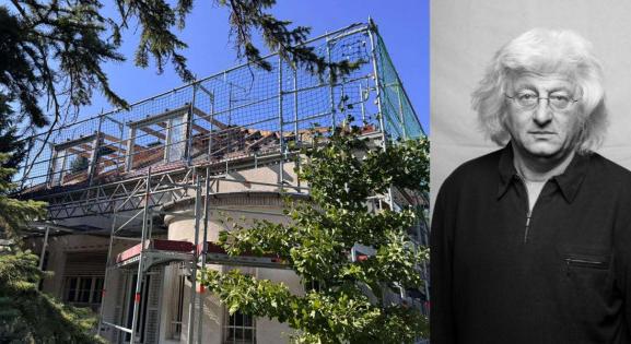 Fotók: nagy erőkkel halad az Esterházy-villa felújítása