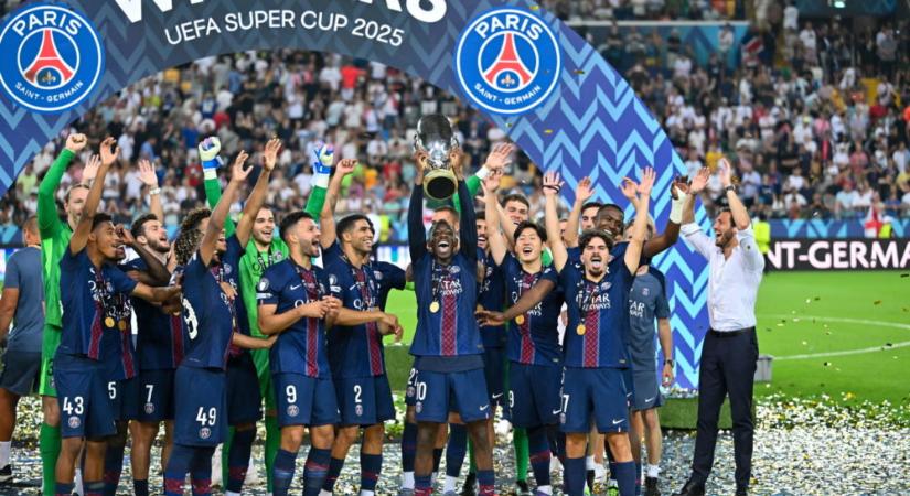 Európai Szuperkupa: a Paris Saint-Germain először hódította el a trófeát