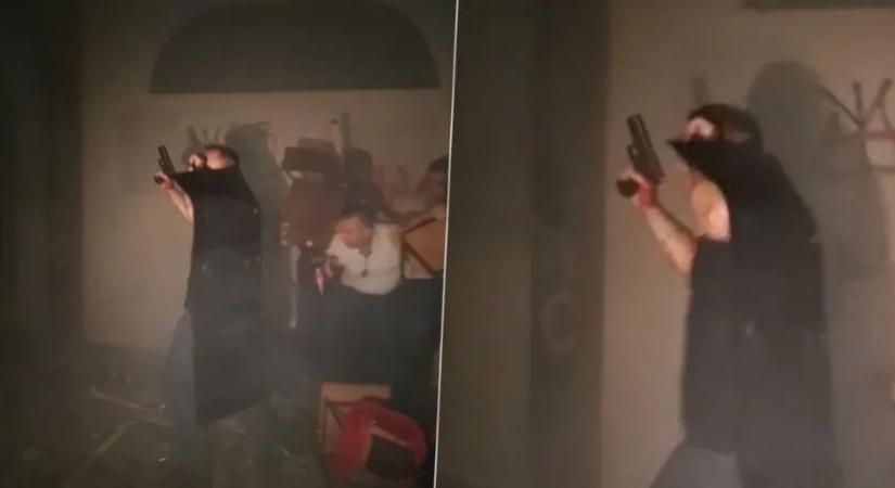 „A pisztolyos egyén a hadsereg zászlósa volt és súlyosan megsérült”