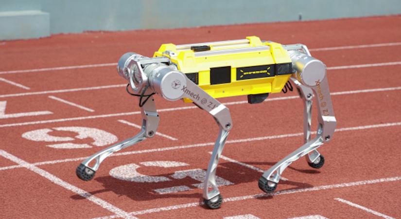Íme a kínai robotkutya, amelyik új Guiness-rekordot állított fel 100 méteres futásban