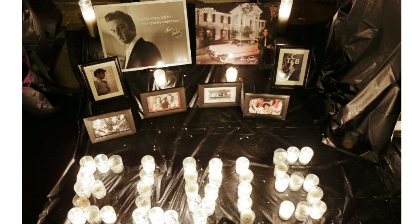 Gyertyafényes megemlékezést tartanak az Elvis Presley parkban