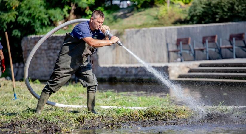 A tűzoltóparancsnok szétlőtte a szigetet!  fotók és videók a helyszínről