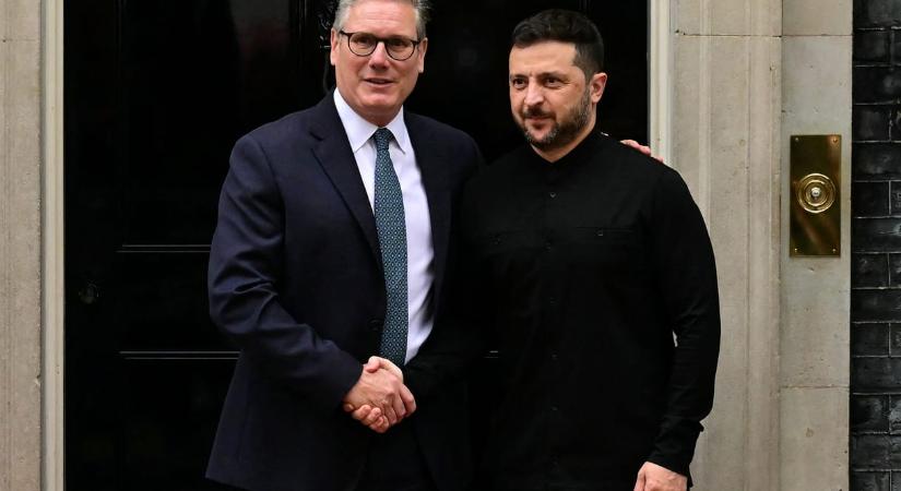 Zelenszkijt Londonban fogadta a brit miniszterelnök