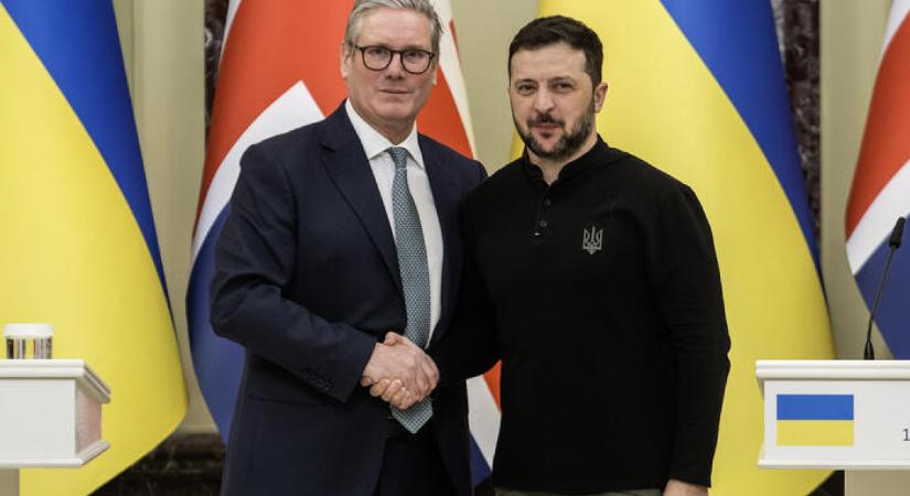Zelenszkij már Londonban van a brit miniszterelnöknél