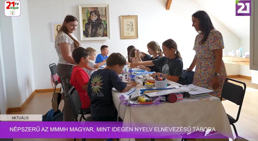 Aktuális (2025.08.14) - Népszerű az MMMH magyar, mint idegen nyelv elnevezésű tábora (videó)
