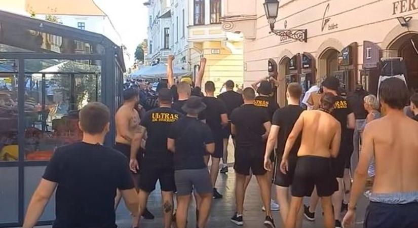 Ellepték Győr belvárosát a svéd ultrák: óriási balhé tört ki a két tábor között (VIDEÓ)