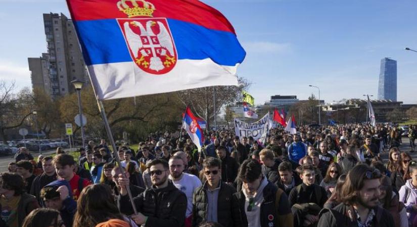 „Polgárháborút akartak provokálni a szerb hatóságok” – állítják a tegnapi diáktüntetők