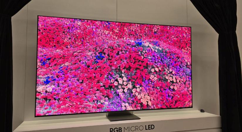 A világ első RGB Micro LED tévéje még idén a boltokba kerül