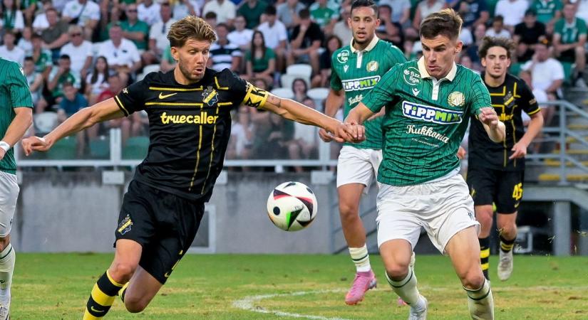Salétros büntetőt rontott, Csongvai hazabólintott: az AIK magyarjai továbbküldték az ETO-t a Konferencia-ligában!