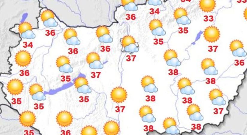 Forróságra készülhetünk Szabolcsban - Figyelmeztetés van érvényben