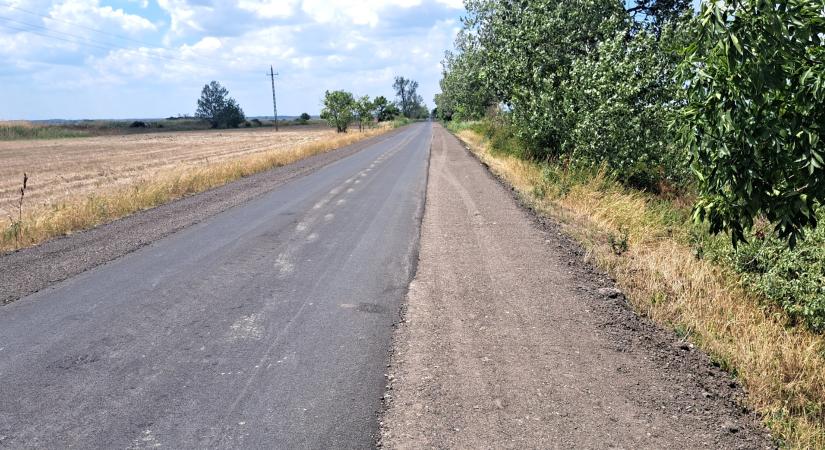 Megújult az Óballai út bekötőszakasza