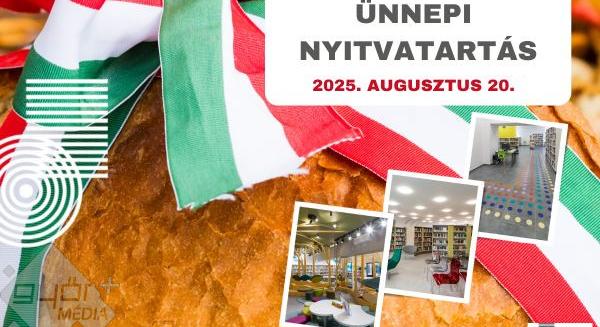 Ünnepi nyitvatartás a könyvtárban