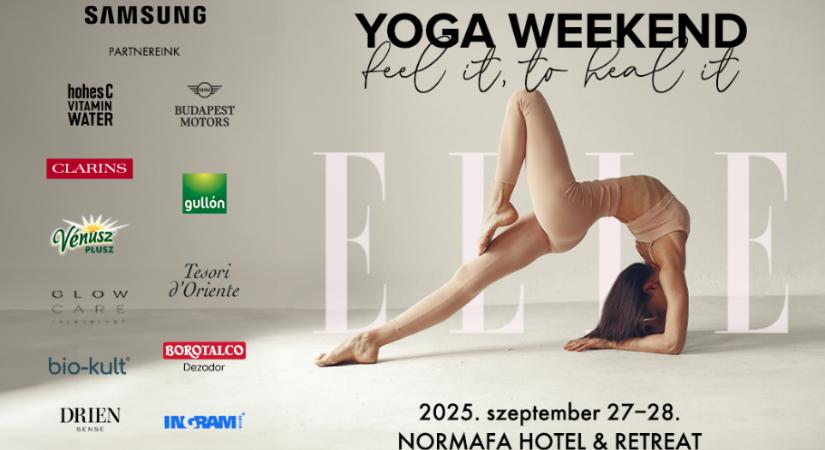 Legyél a tested barátja a szeptemberi ELLE YOGA WEEKENDEN