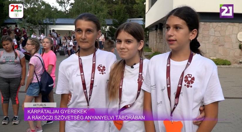 Aktuális (2025.08.15) Kárpátaljai gyerekek a Rákóczi Szövetség anyanyelvi táborában (videó)