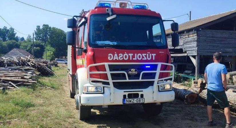 A faüzemnél csaptak fel a lángok Ivádon