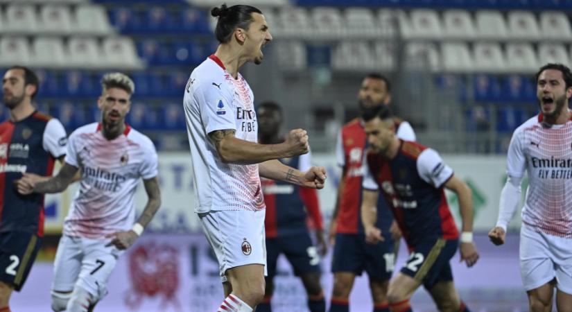 Csodapassz és két gól: Ibrahimovic tovább repíti a Milant - videó