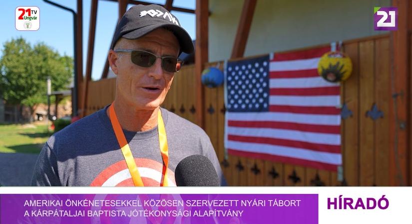 Amerikai önkéntesekkel közösen szervezett nyári tábort a Kárpátaljai Baptista Jótékonysági Alapítvány (videó)