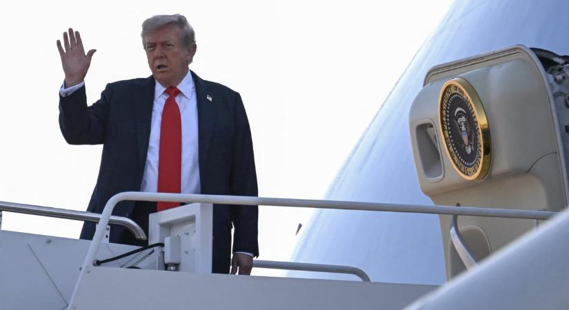 Nagy a tét! – üzente Trump az alaszkai csúcstalálkozóra indulva