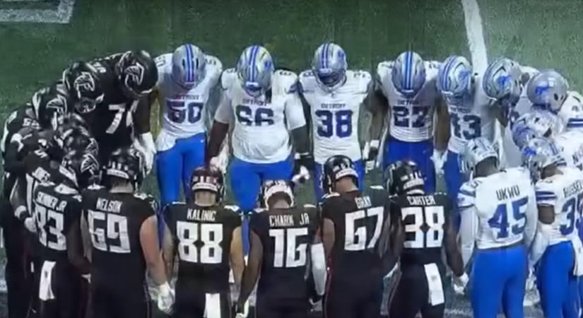 Drámai sérülés az NFL-meccsen: a csapatok közösen imádkoztak társuk felépüléséért