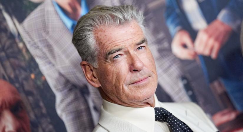 Fia kísérte el Pierce Brosnan-t új filmje bemutatójára