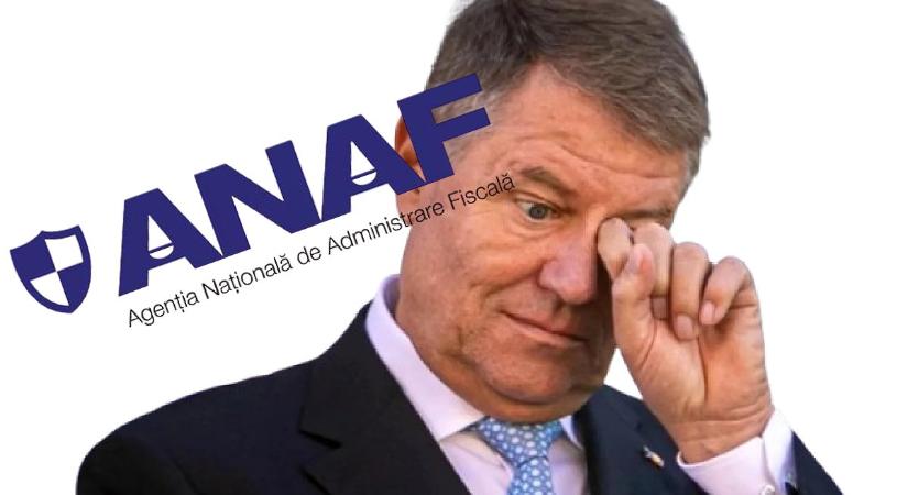 Az ANAF üzent Iohannis állampolgárnak: Ön tartozik az államnak egymillió euróval…