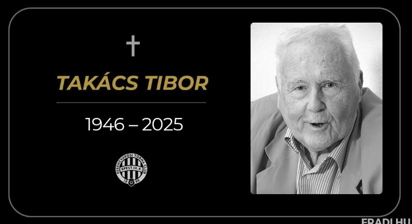 Elhunyt Takács Tibor