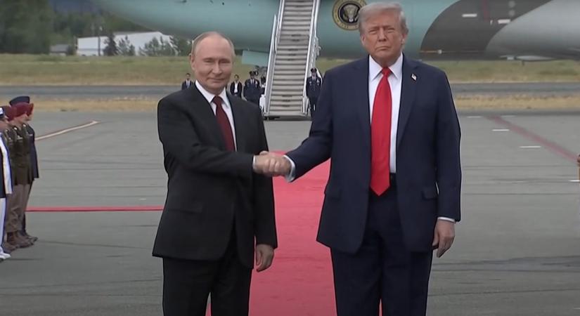 Így találkozott Donald Trump és Vlagyimir Putyin Alaszkában