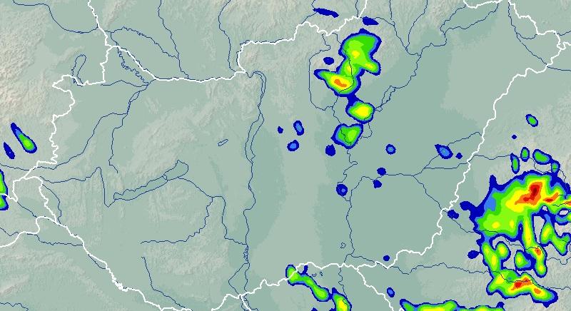 Térképeken mutatjuk, hol számíthatunk viharokra a hidegfrontból, óráról órára
