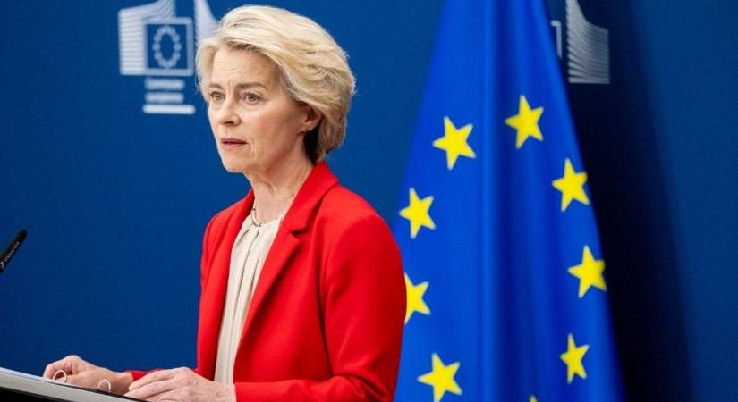 Partvonalról erőlködik Von der Leyen: „Az Európai Unió szorosan együttműködik Zelenszkijjel és az Egyesült Államokkal”
