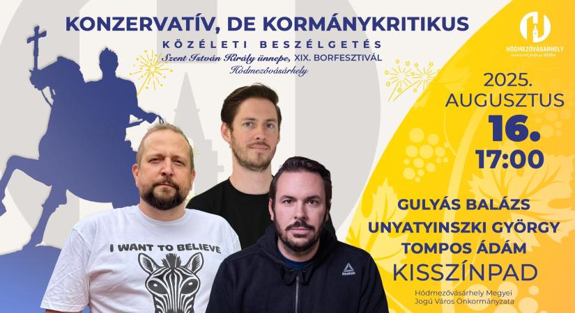 A kisszínpadon lesz a beszélgetés