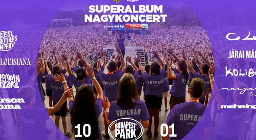 A Budapest Parkban debütál a Superalbum