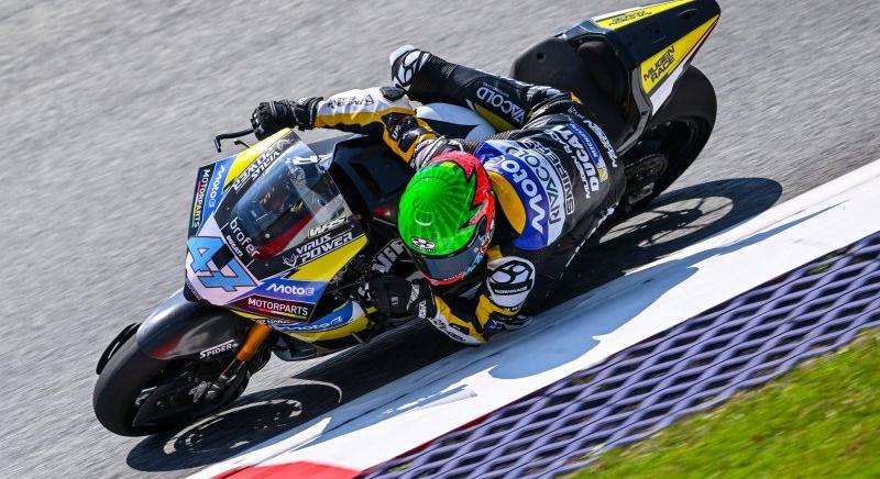 Varga Tibor századokra a dobogótól a MotoE-ben!