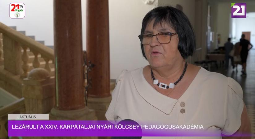 Aktuális (2025.08.16) - Lezárult a XXIV. Kárpátaljai Nyári Kölcsey Pedagógusakadémia (videó)