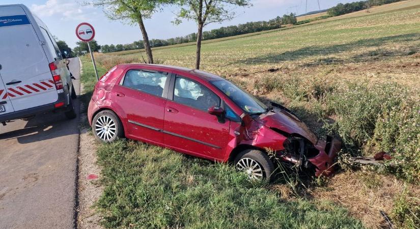 Közlekedési baleset történt Mezőfalva térségében!